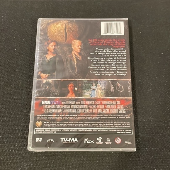 GAME of Thrones: House of the Dragon Season 1 NWT - Picture 2 of 2